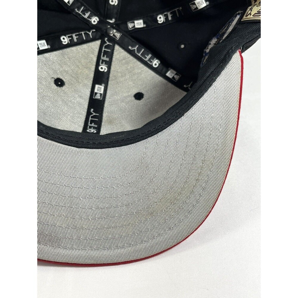 New Era 9FIFTY Hardwood Classics NBA Chicago Bulls Snapback Hat Black - Picture 9 of 13